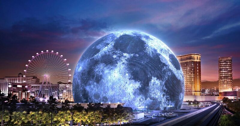 Esfera gigante de LED em Las Vegas
